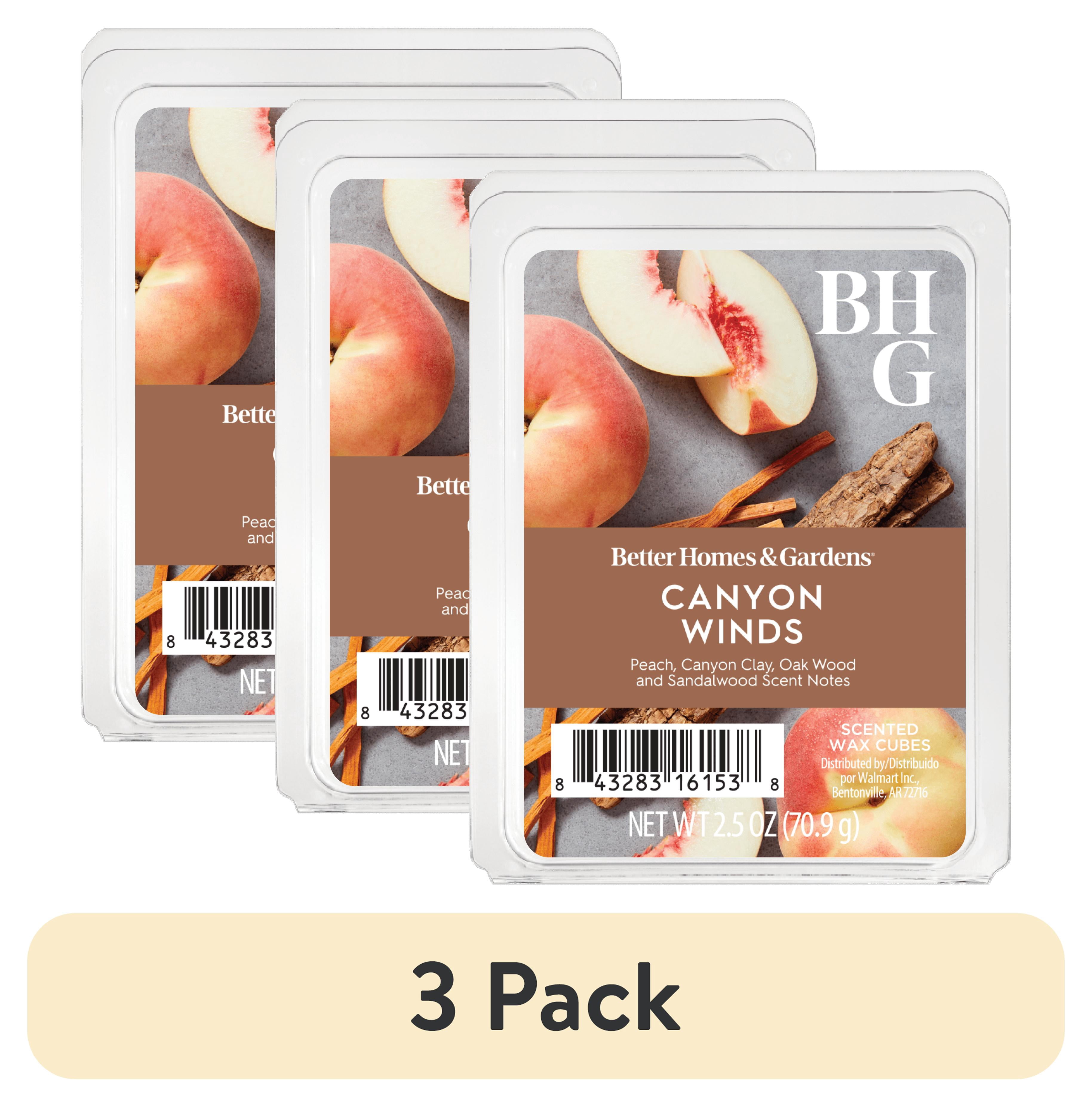 5 pack) Canyon Winds Scented Wax Melts, Better Homes & Gardens