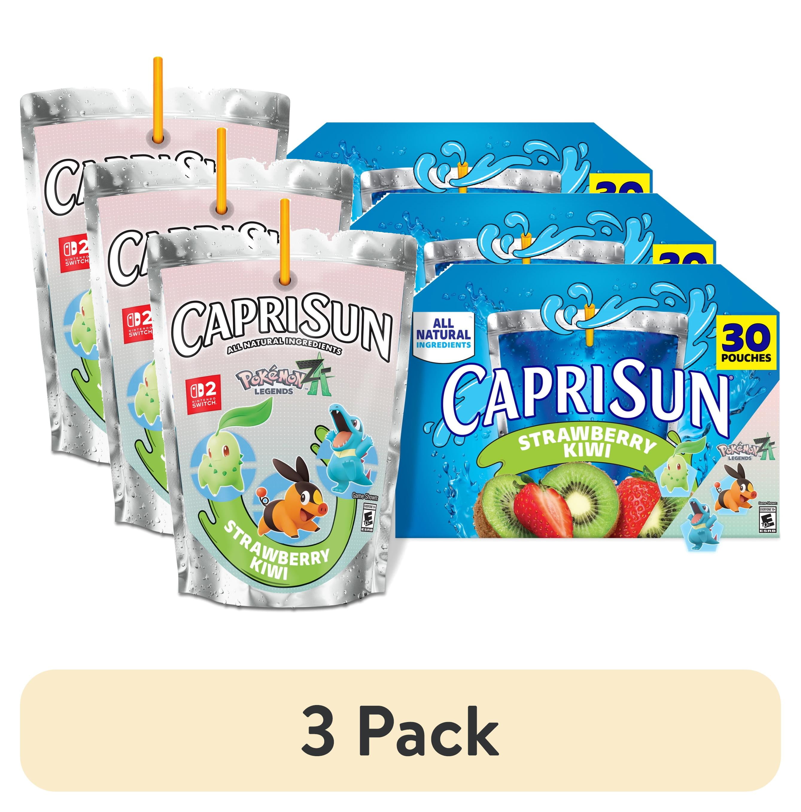 苺(3) 3 pack) Capri Sun Strawberry Kiwi Naturally Flavored with other
