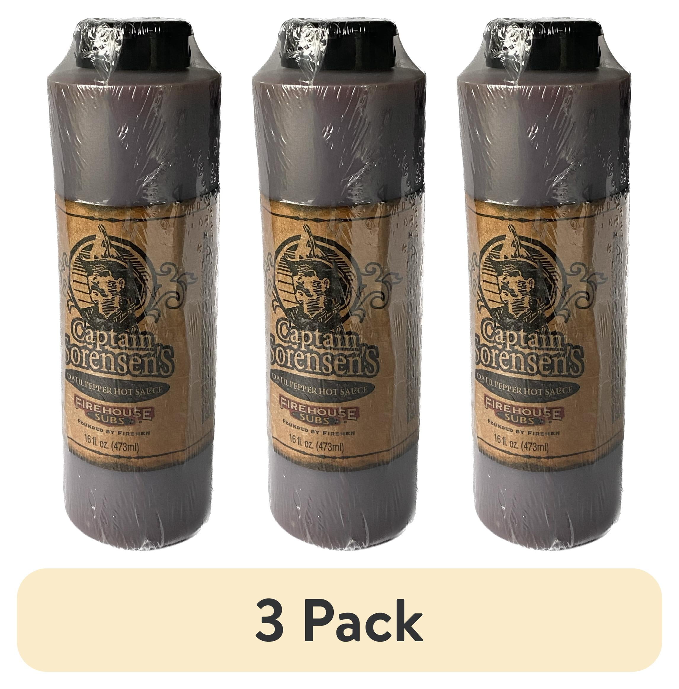 3 pack) Captain Sorensen's Datil Pepper Hot Sauce by Firehouse