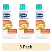 3 pack Carbona Stain Devils  #5 | Fat & Cooking Oil | Professional Strength Laundry Stain Remover | Multi-Fabric Cleaner | Safe Formula | 1.7 Fl Oz, 1 Pack