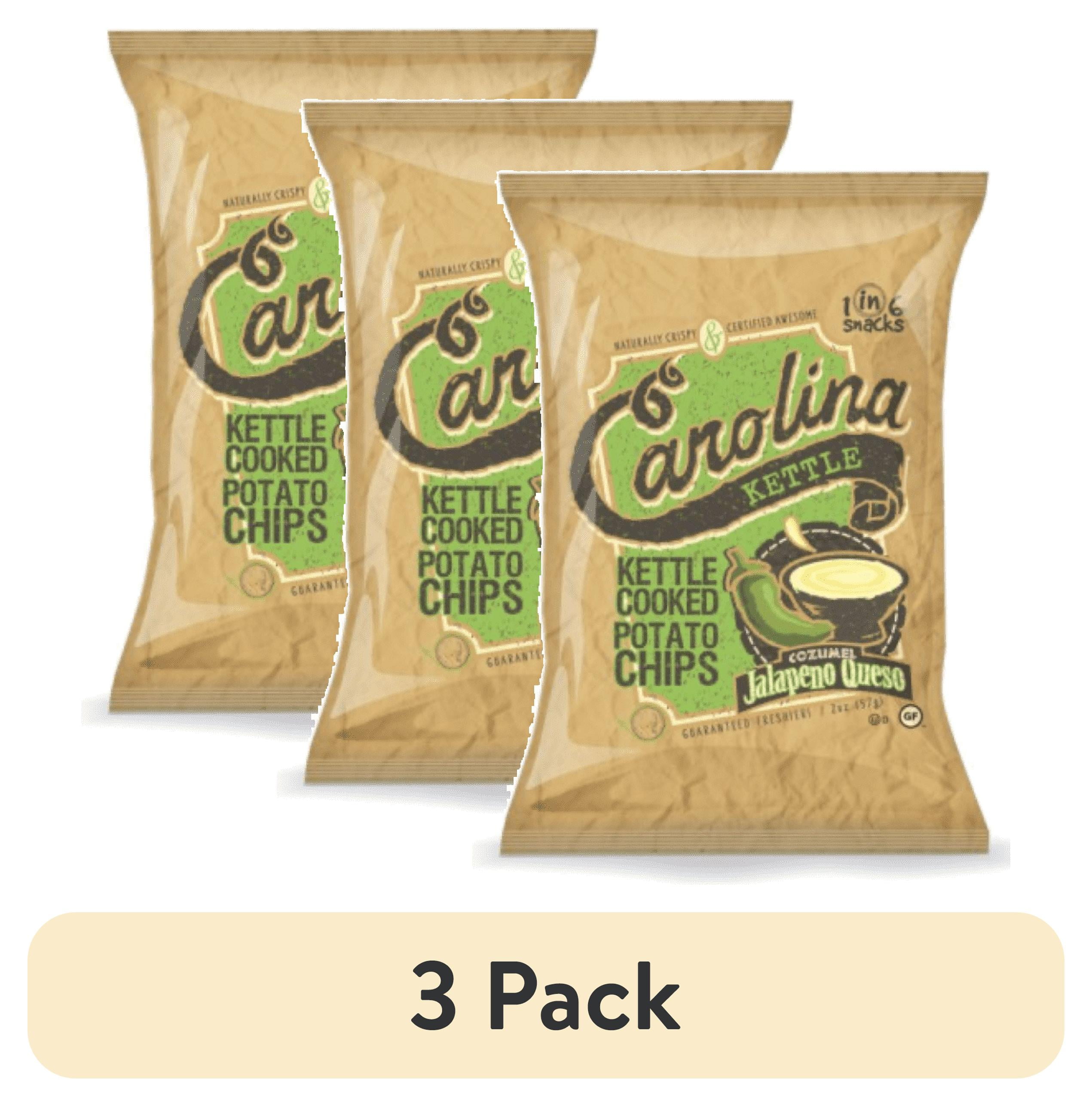 (3 pack) Carolina Kettle Jalapeno Queso 5 ounce