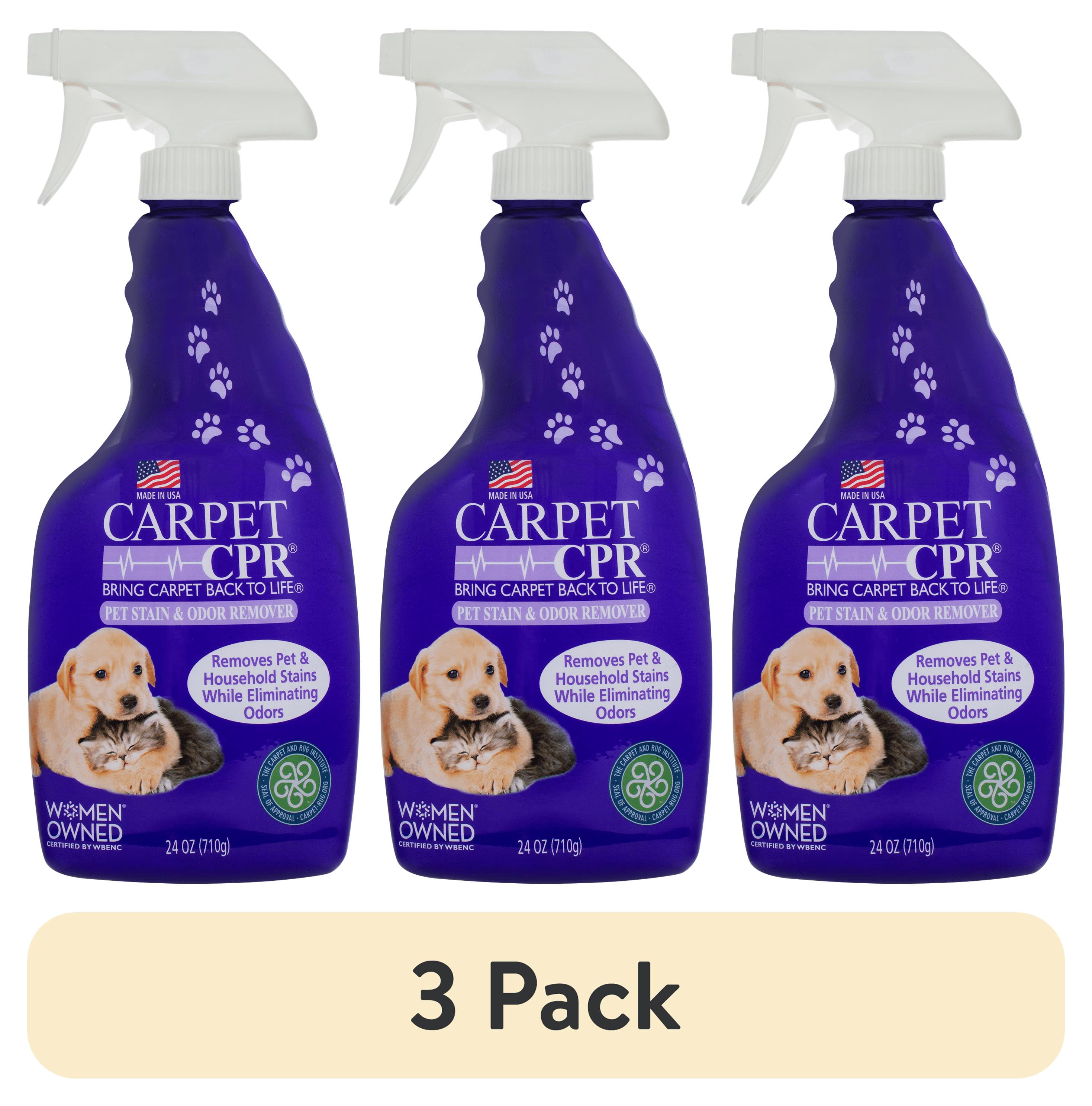 (3 pack) Carpet CPR Pet Stain & Odor Remover, 24oz
