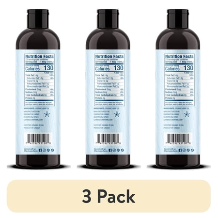 (3 pack) Carrington Farms Hemp Oil, 12oz