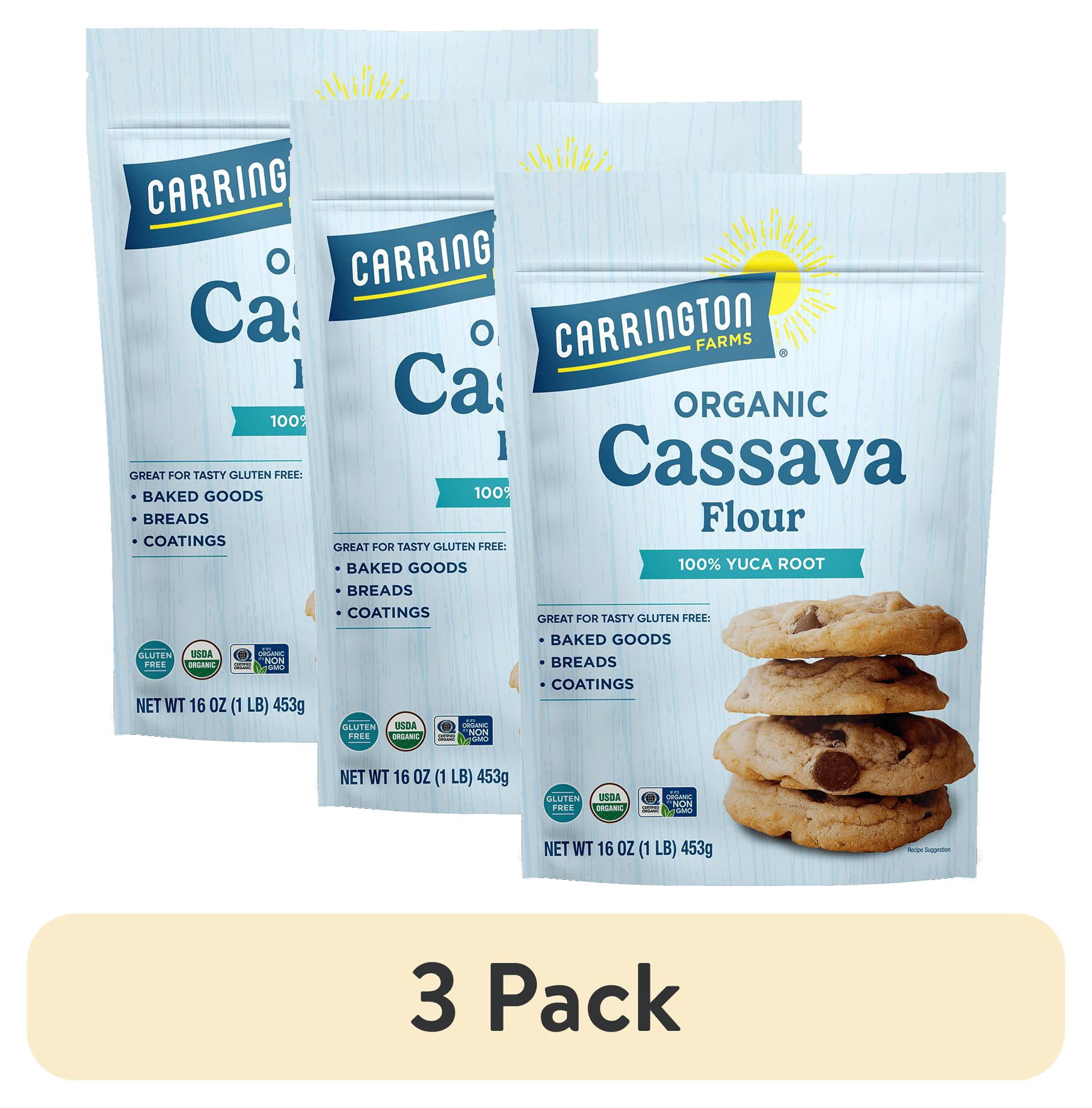 (3 pack) Carrington Farms Organic Cassava Flour