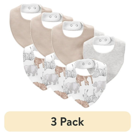 (3 pack) Carter's Child of Mine Baby Bibs, 3-Pack, One Size