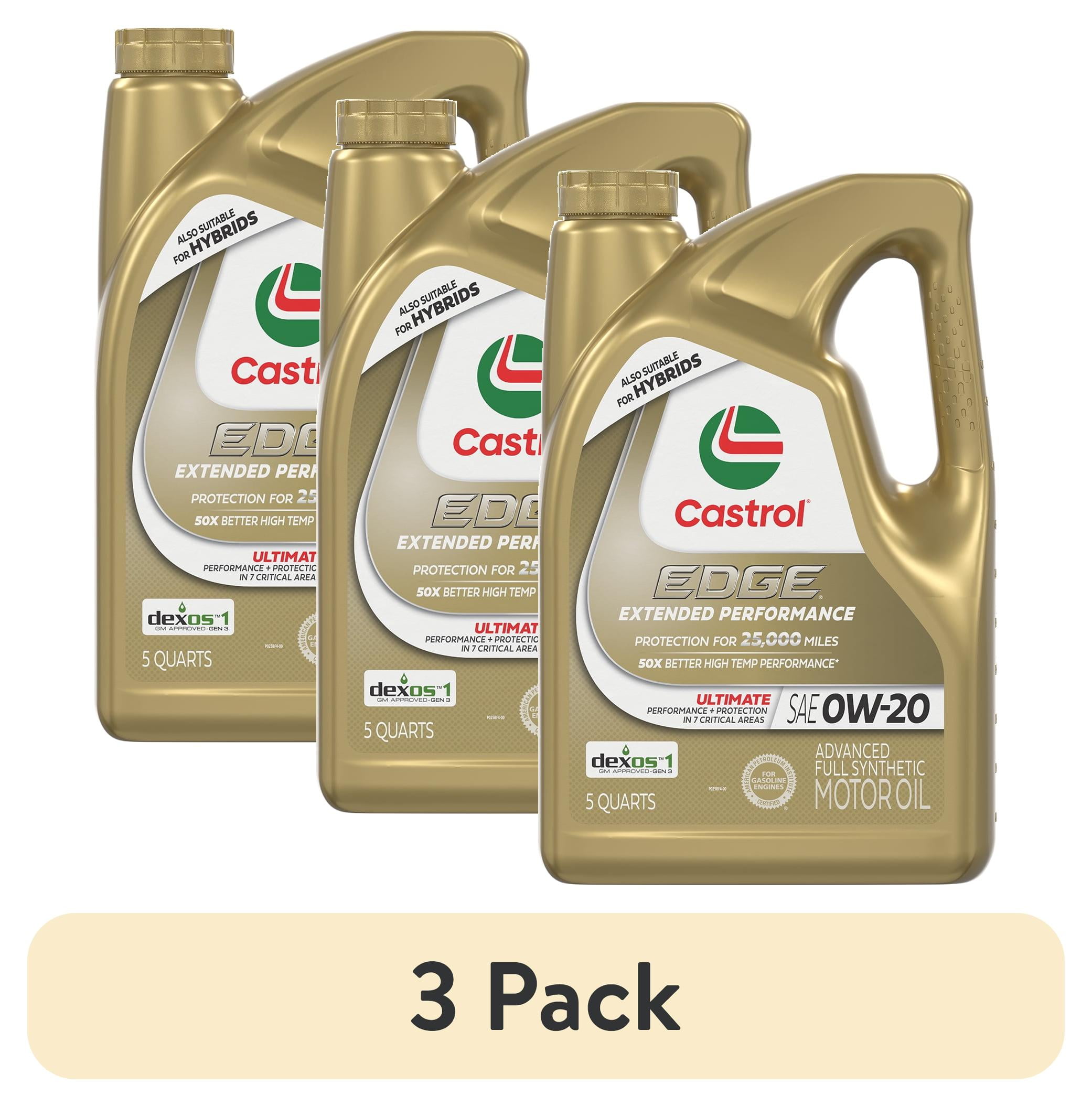 Castrol EDGE 0W-20　8L okpetroleum.com: Castrol EDGE EP 15D48A Extended Performance Motor