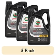 3 pack Castrol EDGE High Mileage 5W-30 Advanced Full Synthetic Motor Oil, 5 Quarts