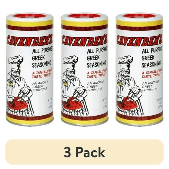 (3 pack) Cavender's All Purpose Greek Seasoning, 8 oz