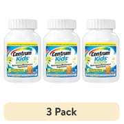3 pack Centrum Kids Multivitamin and Mineral Supplement Chewables, Fruit, 80 Ct