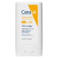 thumbnail image 1 of (3 pack) (3 pack) CeraVe Mineral Sunscreen Stick SPF 50 Body & Face Sunblock for Sensitive Skin, Kids & Adults 0.47 oz, 1 of 1