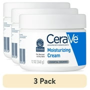 3 pack CeraVe Face & Body Moisturizer Cream for Normal to Dry Skin 12 oz