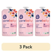 (3 pack) Cerebelly Organic Stage 2 Spinach Apple Sweet Potato Baby Food, 4 oz Puree