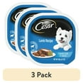 thumbnail image 1 of (3 pack) Cesar Classic Loaf in Sauce Wet Dog Food Lamb Flavor, 3.5 oz. Easy Peel Trays, 24 Count, 1 of 16