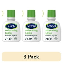 (3 pack) Cetaphil Travel Size Moisturizing Lotion for Dry to Normal Skin, Unscented, 2 fl oz