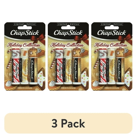(3 pack) ChapStick Limited Edition Holiday Collection, 3 Pack