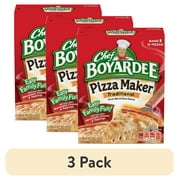 (3 pack) Chef Boyardee Cheese Pizza Maker, Crust Mix and Pizza Sauce Meal Kit, 31.85 oz.