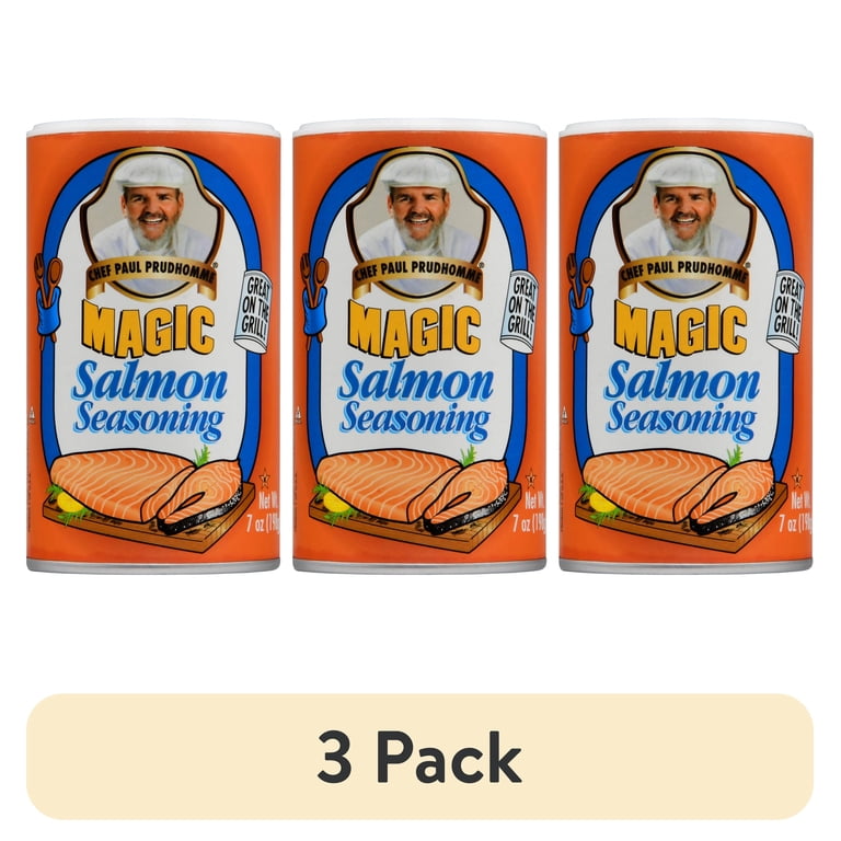 3 pack) Chef Paul Prudhomme Salmon Magic Seasoning, 7oz - Walmart.com