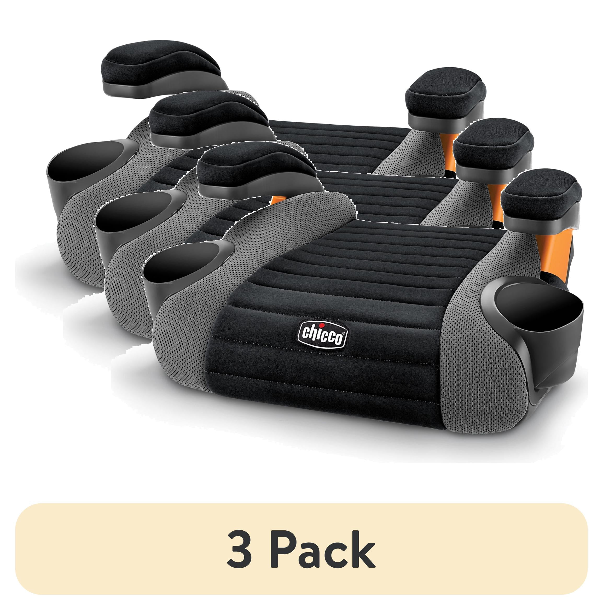 (3 pack) Chicco GoFit Backless Booster Car Seat - Shark (Grey), New