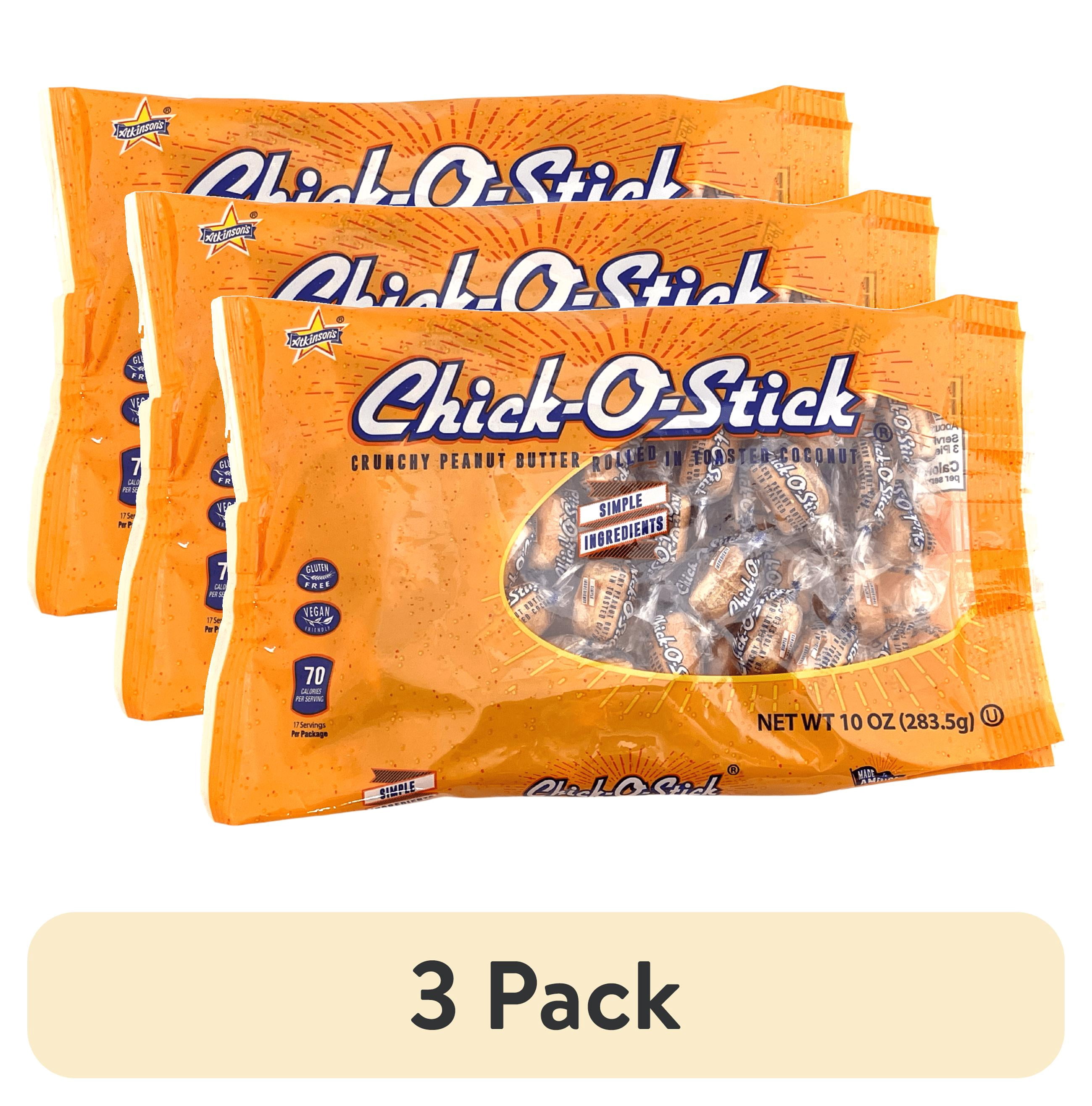 (3 pack) Chick-O-Stick Peanut Butter & Toasted Coconut Hard Candy, 10 ...