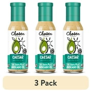(3 pack) Chosen Foods Steakhouse Caesar Dressing and Marinade
