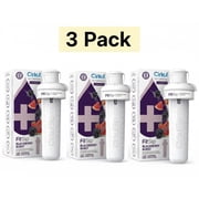 3 pack Cirkul FitSip Blackberry Burst Flavor Cartridge, Drink Mix.