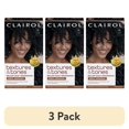 thumbnail image 1 of (3 pack) Clairol Textures & Tones Hair Dye Ammonia-Free Permanent Hair Color Creme, 1B Silken Black, 1 Application, 1 of 13