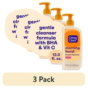 3 pack Clean & Clear Morning Burst Vitamin C Face Wash, 12 fl. oz