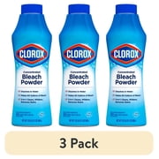 3 pack Clorox Concentrated Bleach Powder, 21.1 oz
