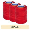 thumbnail image 1 of (3 pack) Coats & Clark 100% Cotton Sewing Thread, 1200 yd Size 50, Red, 1 of 3