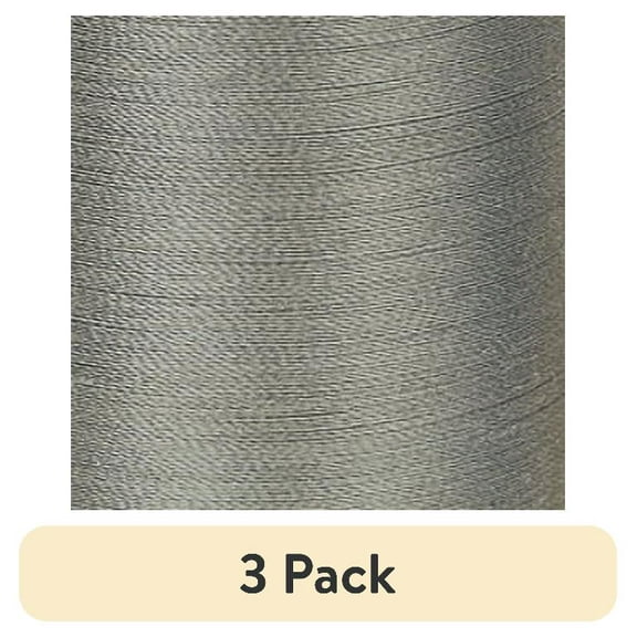 (3 pack) Coats & Clark All Purpose Green Linen Polyester Thread, 300 Yards