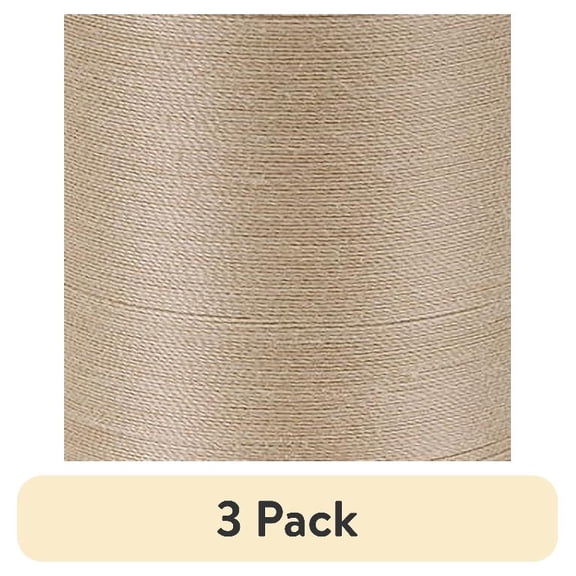 (3 pack) Coats & Clark All Purpose Sahara Polyester Thread, 300 Yards