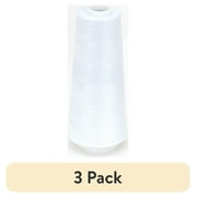 (3 pack) Coats & Clark Surelock Cone White Polyester Thread, 3000 Yards