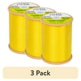 thumbnail image 1 of (3 pack) Coats & Clark Trilobal Embroidery Sun Yellow Polyester Thread, 300 Yards, 1 of 5