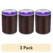 (3 pack) Coats & Clark Upholstery Chona Brown Nylon Thread, 150 Yards