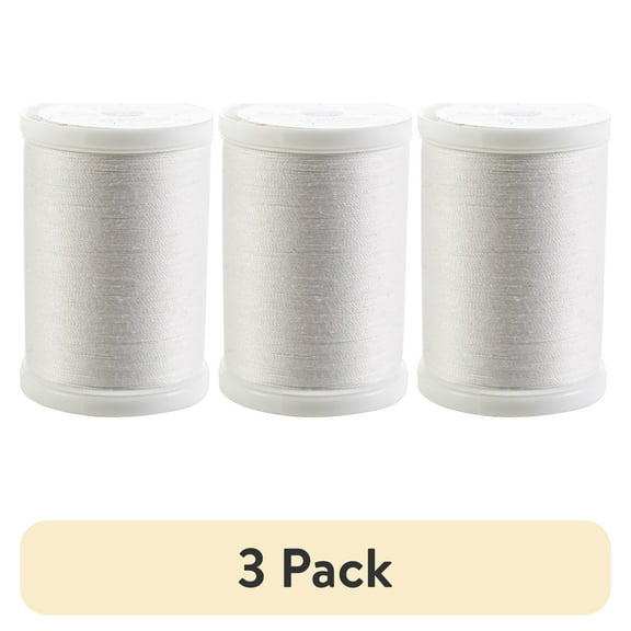 (3 pack) Coats Dual Duty XP General Purpose Thread 250yd-White