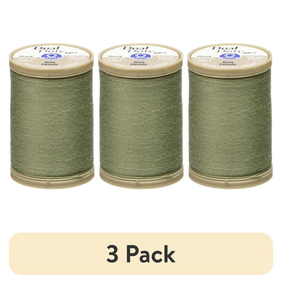 (3 pack) Coats Dual Duty XP Heavy Thread 125yd-Green Linen