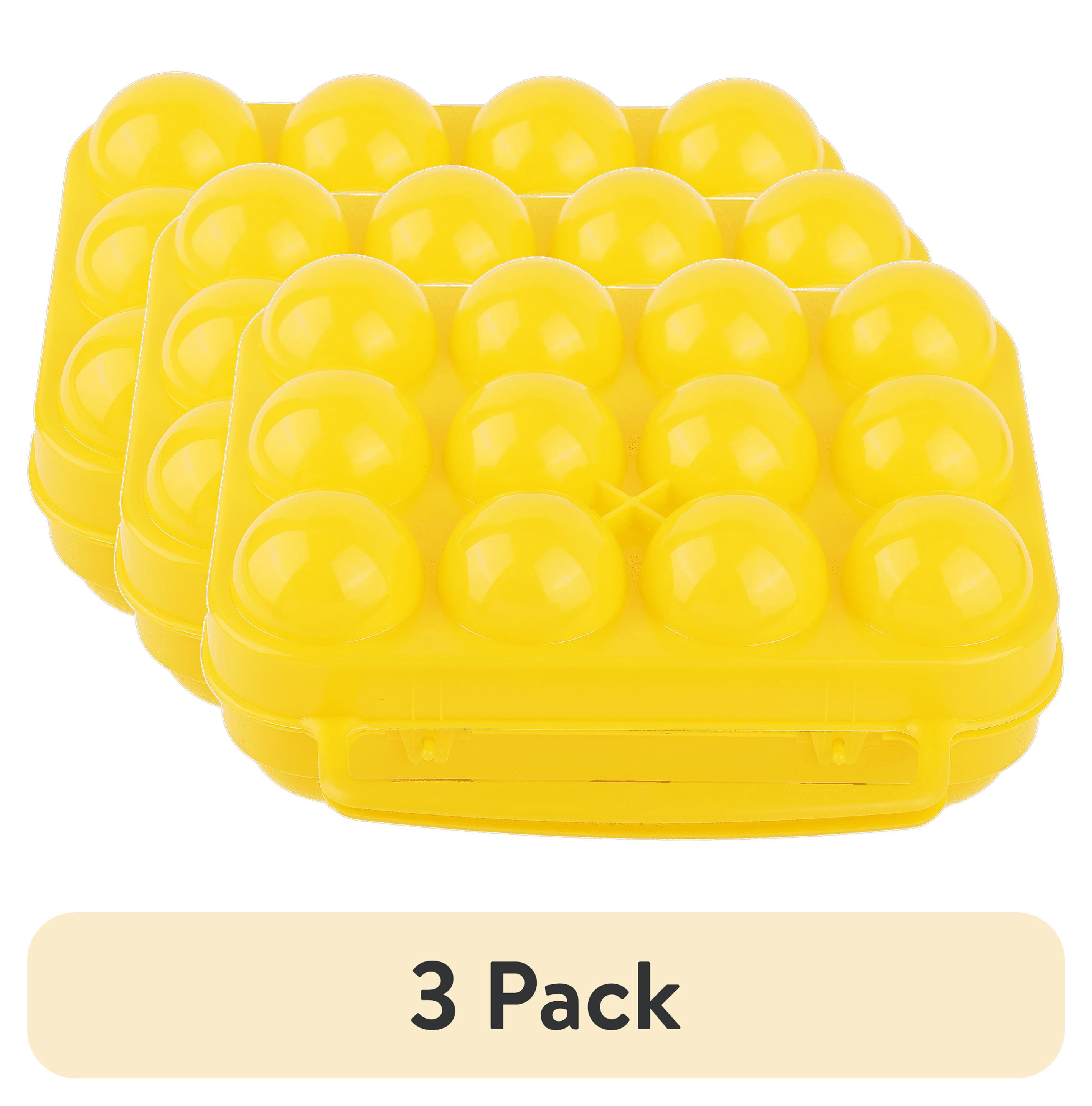 (3 pack) Coghlan's Egg Holder 12 Count, Protective Case for Eggs Dishwasher Safe Polypropylene