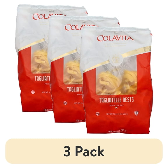 (3 pack) Colavita Tagliatelle Nest Pasta, 1 Pound (Pack of 10)