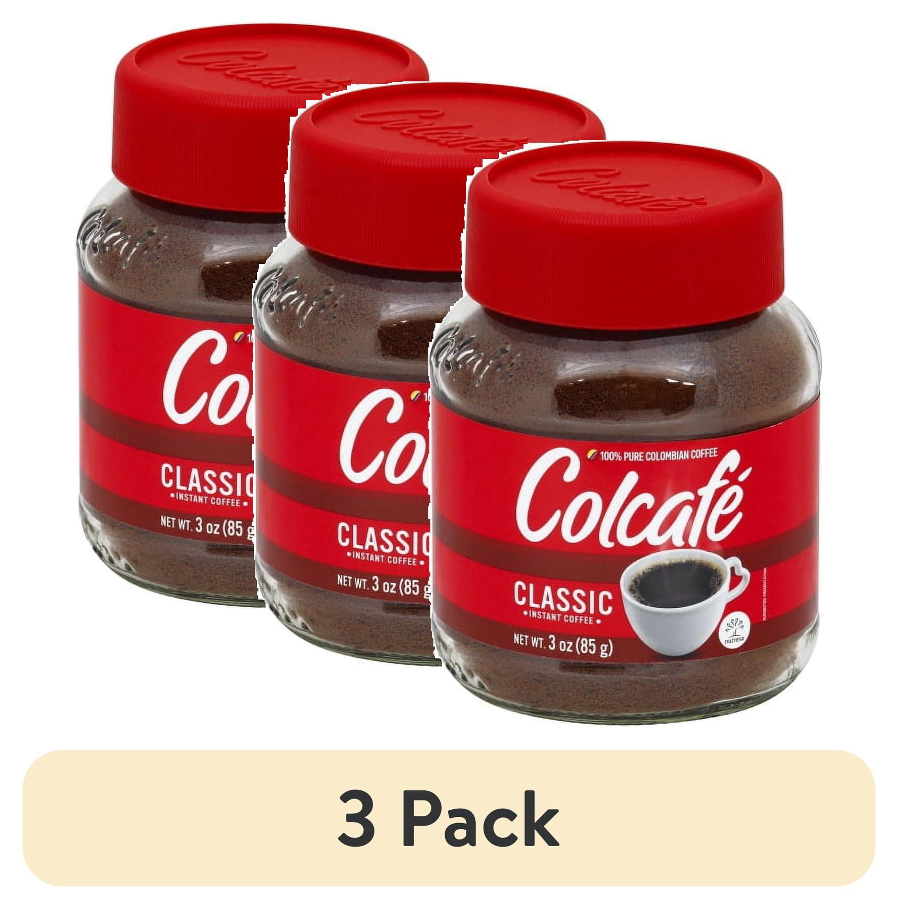 (3 pack) Colcafe Instant Coffee Jar, 3 oz