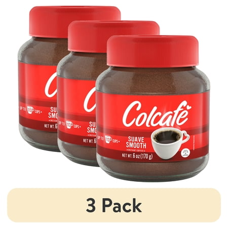 (3 pack) Colcafe Instant Coffee Powder, 6.0 Oz