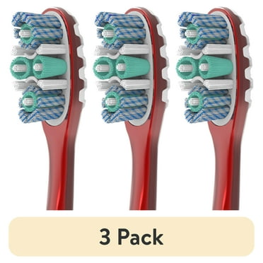 (3 pack) Colgate 360 Advanced Optic White Adult Manual Toothbrush, Soft