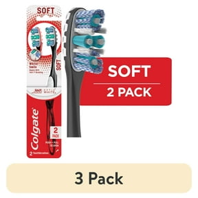 Colgate Plus Full Head Adult Toothbrush, Soft - 2 Count - Walmart.com