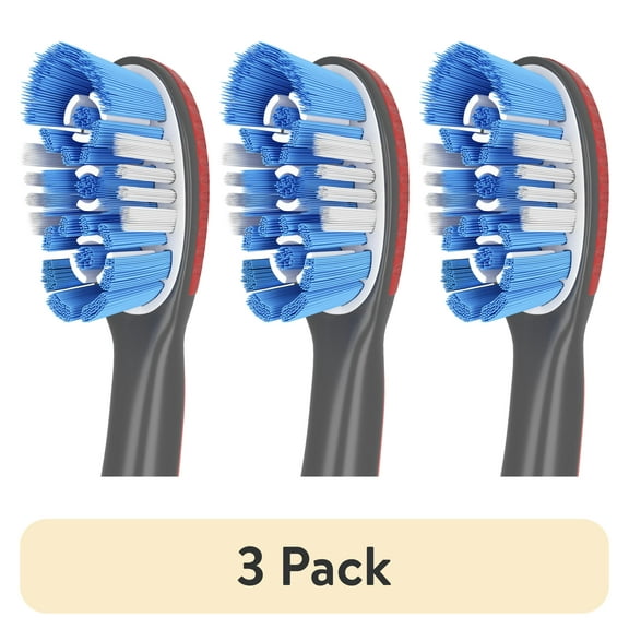 (3 pack) Colgate 360 Vibrate Whitening Battery Powered Electric Toothbrush, Soft, 1 AAA Battery Included