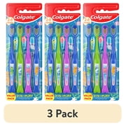 (3 pack) Colgate Ocean Explorer Extra Soft Kids Toothbrush Pack, 4 Count