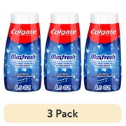 3 pack Colgate MaxFresh Clean Mint Toothpaste, 4.6 oz