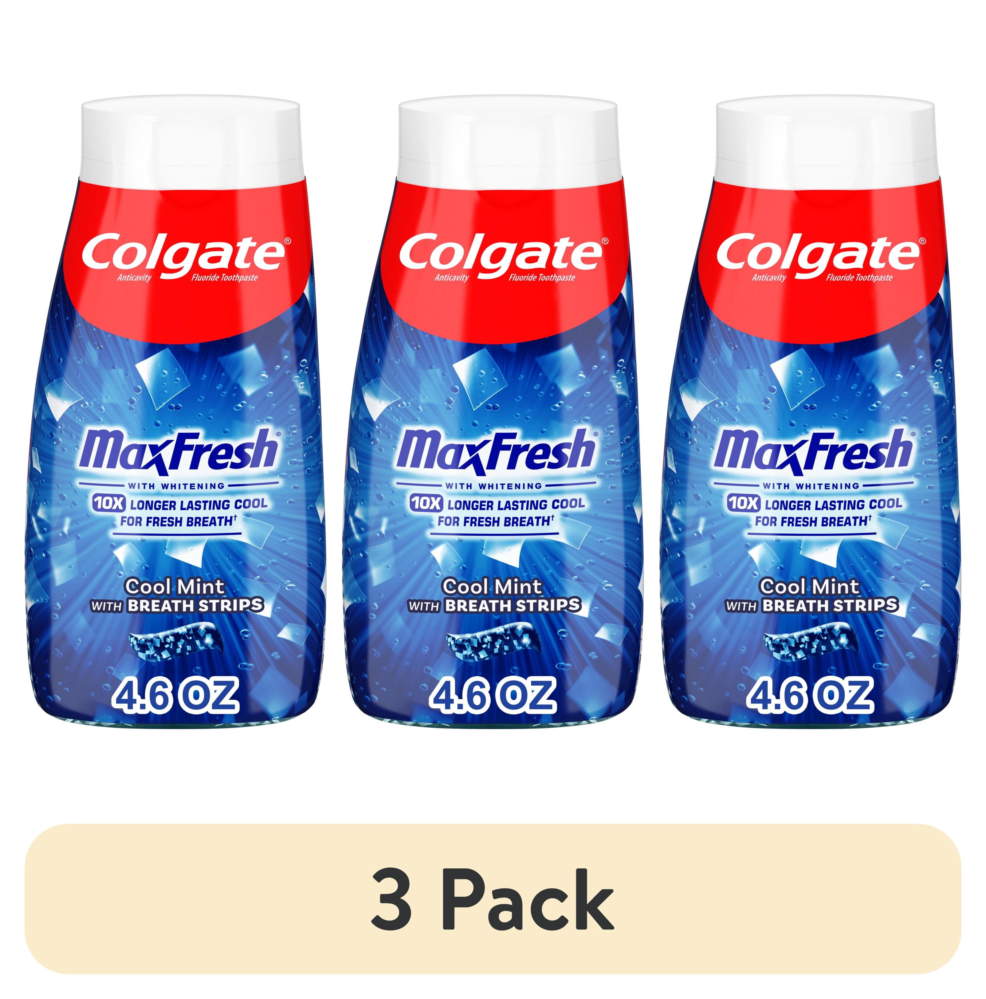 Colgate Toothpaste House (3 pack) Colgate MaxFresh Clean Mint Toothpaste, 4.6 oz - Walmart.com