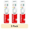 thumbnail interactive-video image 1 of (3 pack) Colgate Total Active Prevention Foaming Clean Soft Toothbrush, White, 2 Pack, 1 of 16