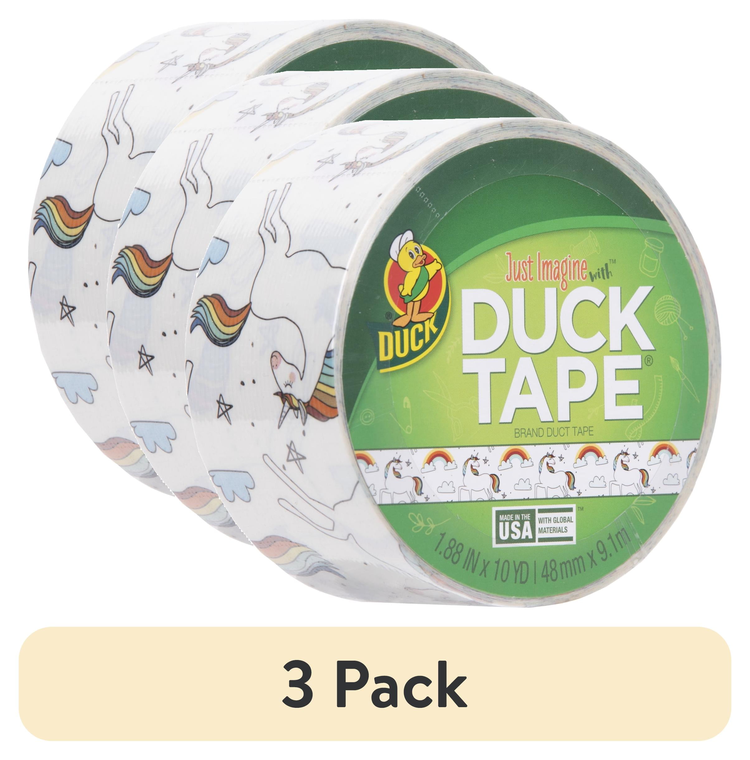 (3 pack) Color Duck Tape Brand Duct Tape Roll, 1.88 in. x 10 yd ...