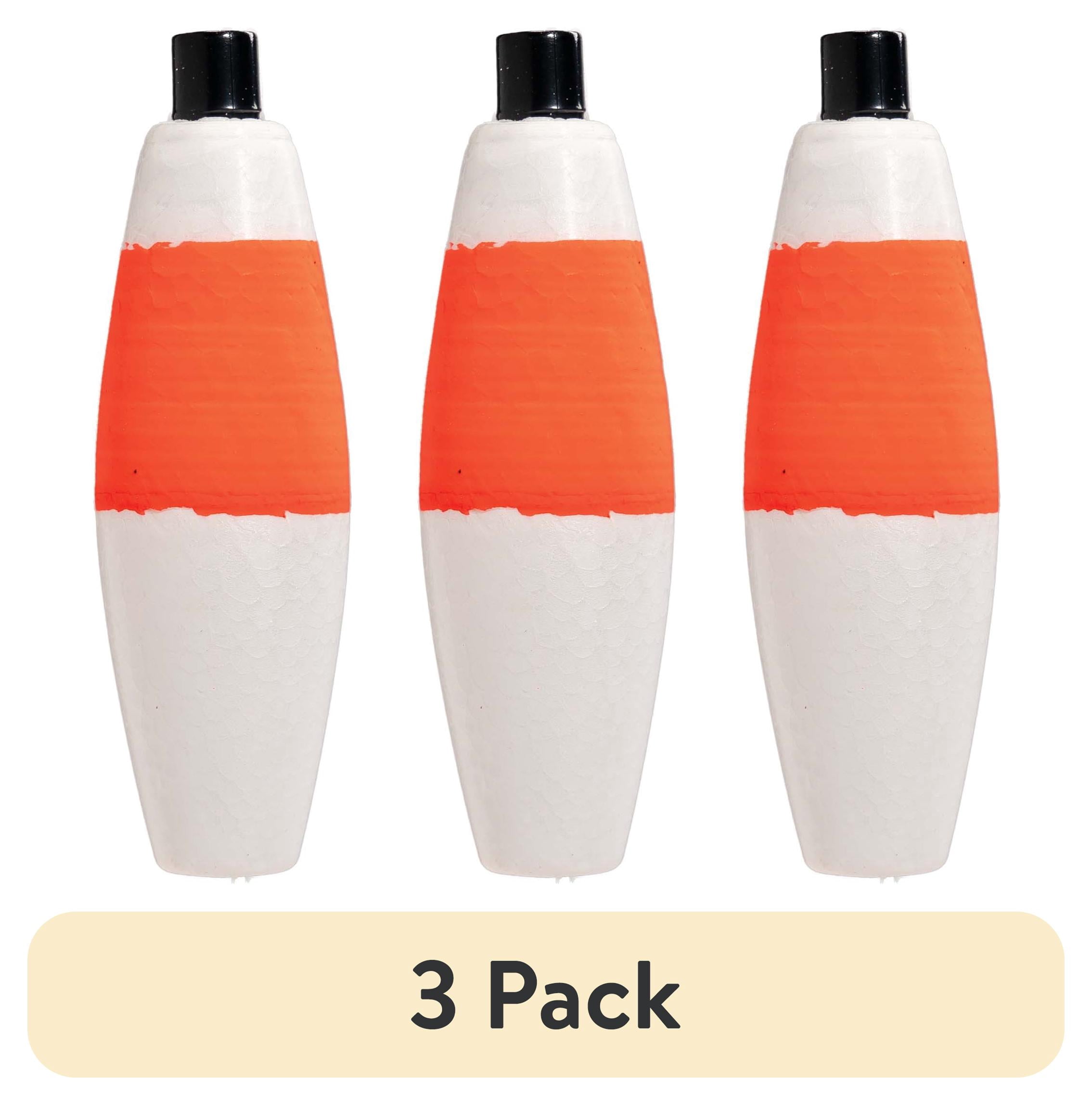 (3 pack) Comal Cigar Peg Fishing Bobber for Freshwater Lakes and Rivers