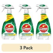 3 pack Comet Bathroom Cleaner Spray, Lemon, 32 oz